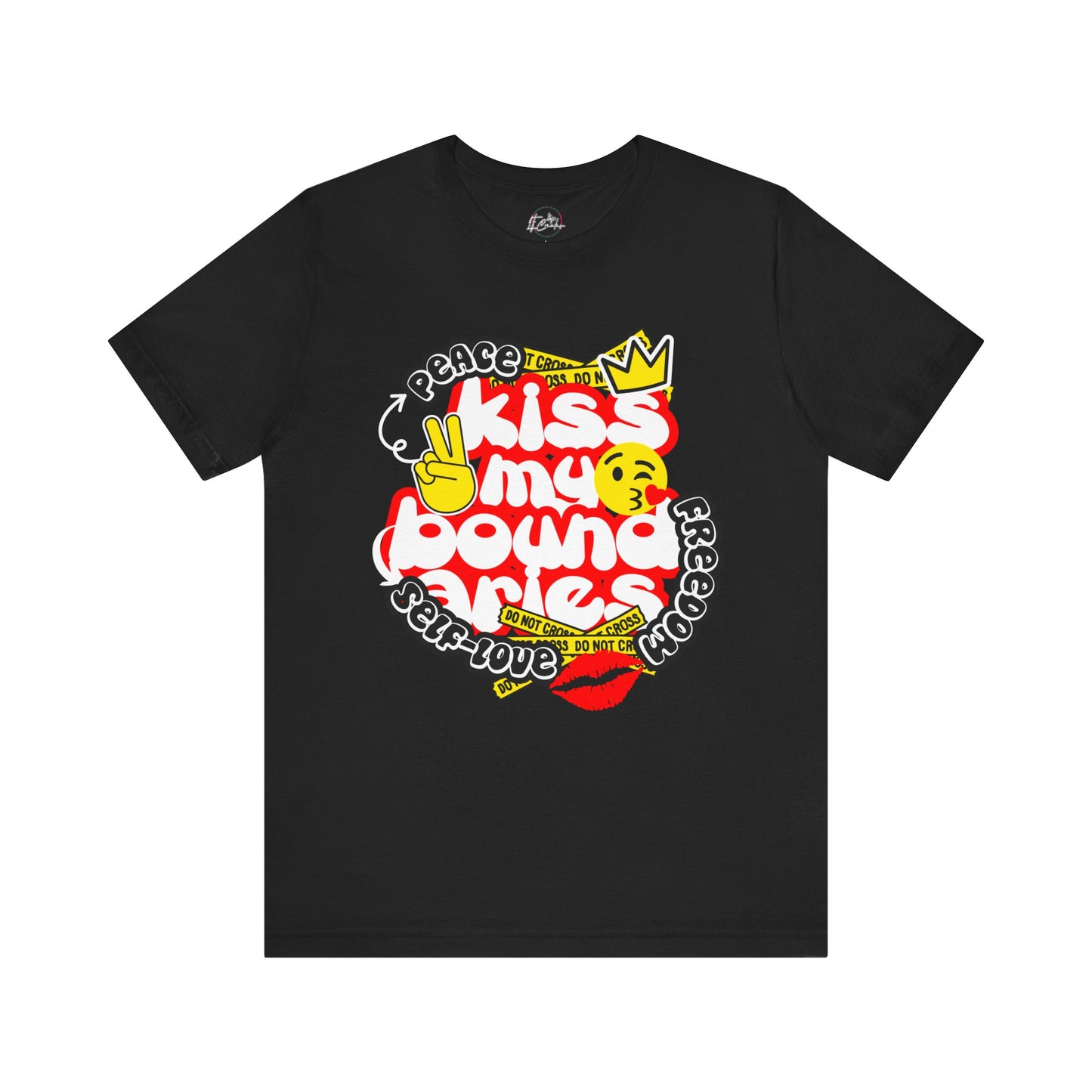 Kiss My Boundaries: Peace, Self-Love, and Freedom T-shirt