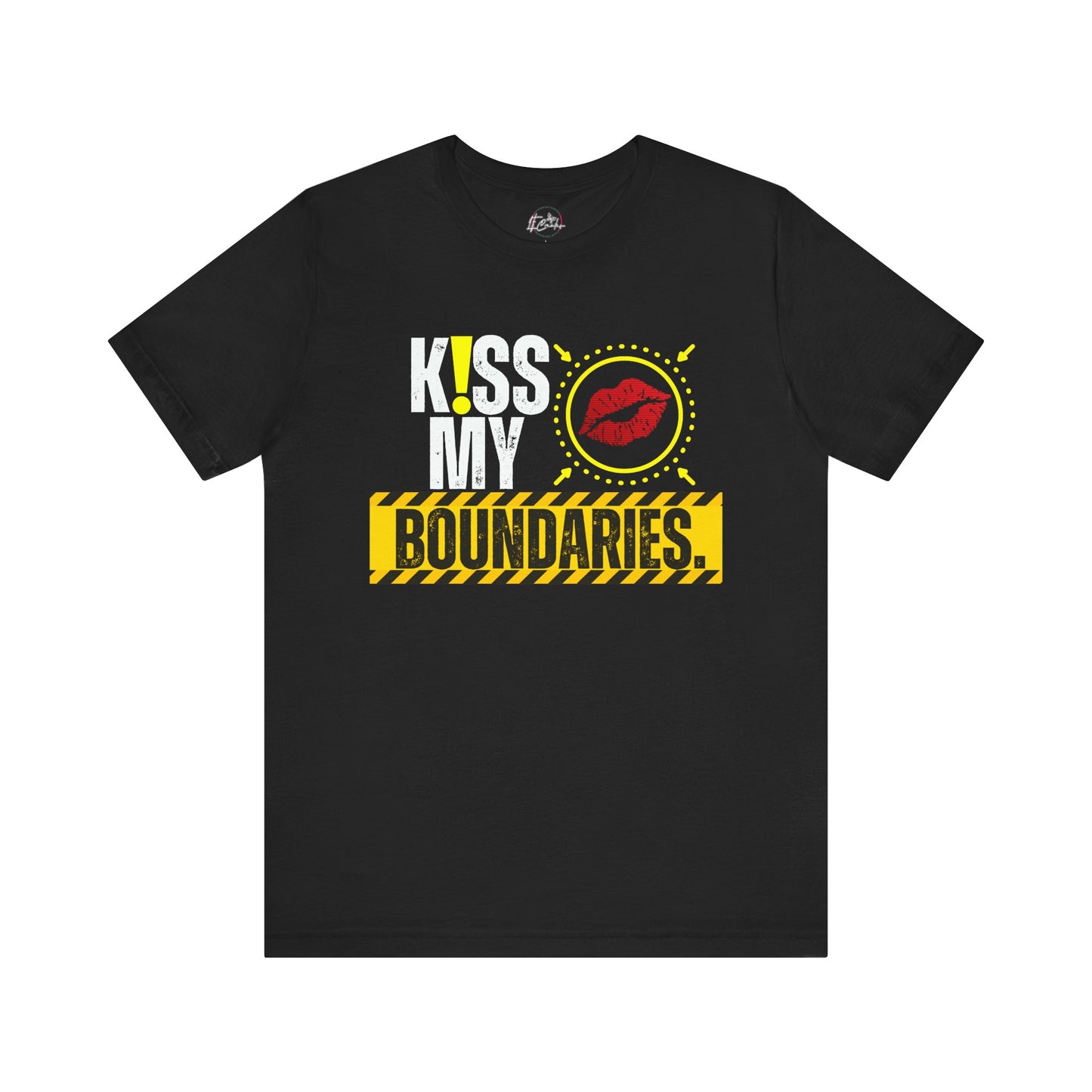 Kiss My Boundaries Caution T-shirt