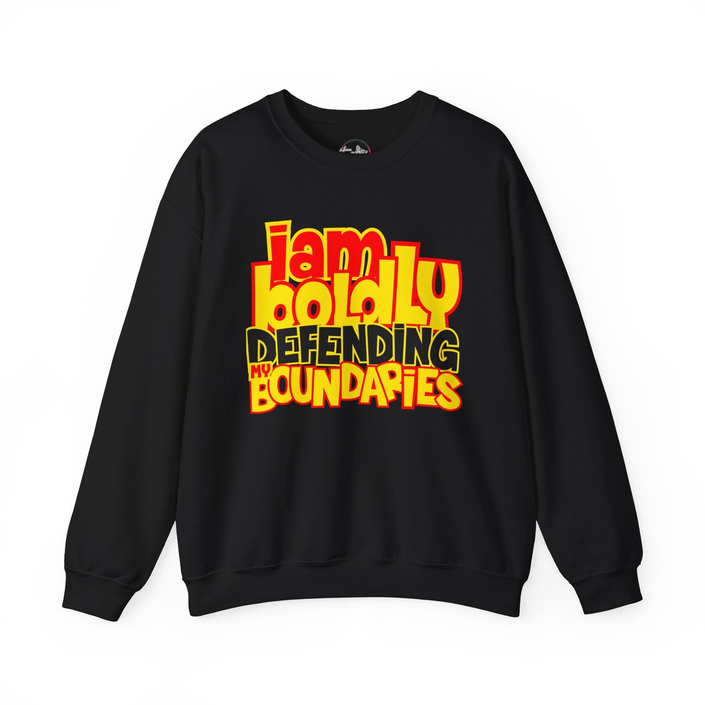 Boldly Defending My Boundaries Heavy Blend™ Crewneck Sweatshirt