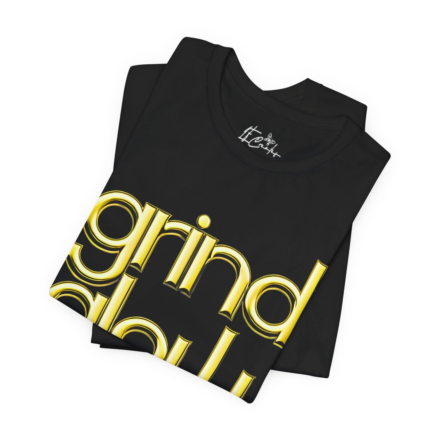 Grind and Glow Beyond The Hustle Logo Jersey Tee