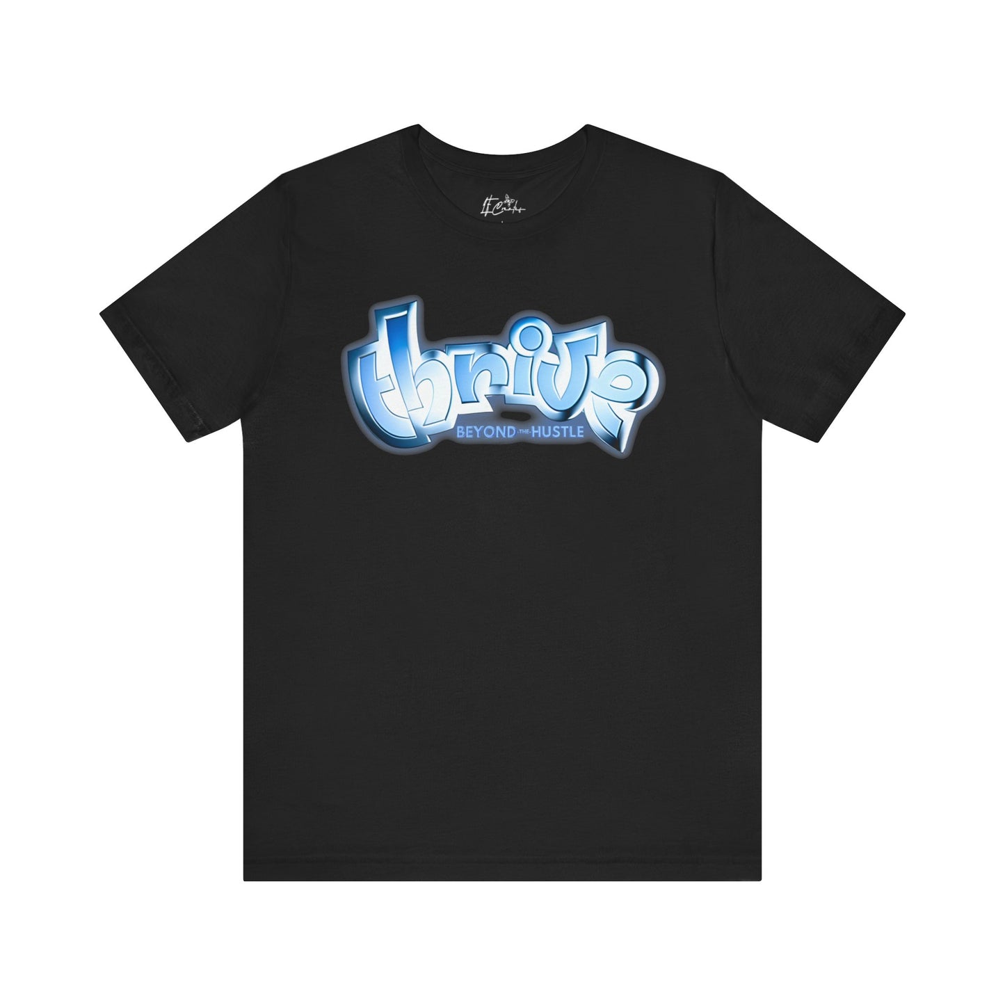 Thrive Beyond The Hustle Logo Jersey Tee